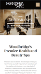 Mobile Screenshot of mandaraspa.ca