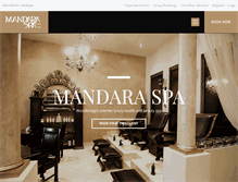 Tablet Screenshot of mandaraspa.ca